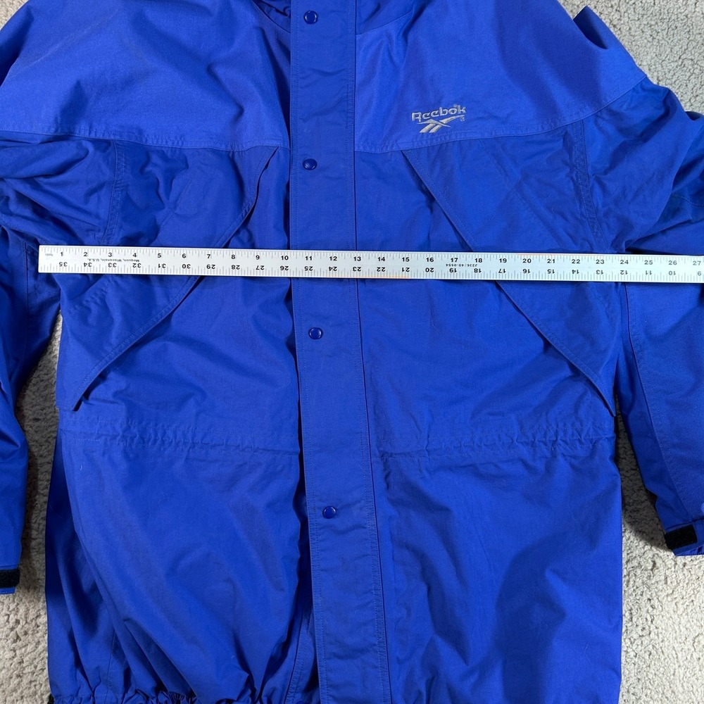 Reebok Outdoor Mens XL Blue Entrant GII Waterproof Hooded Parka Jacket OUM31001 - Picture 13 of 16